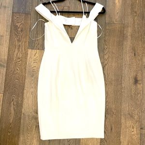 Jay Godfrey Deep V off shoulder dress size 4